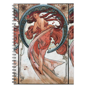 Alfons Mucha 1898 Dance Notitieboek