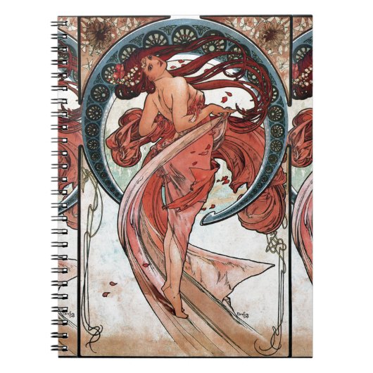 Alfons Mucha 1898 Dance Notitieboek (Voorkant)