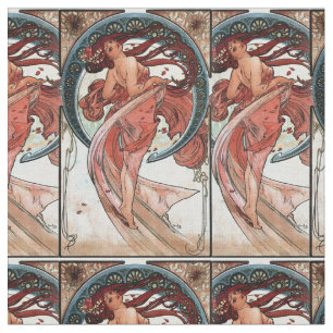 Alfons Mucha 1898 Dance Stof