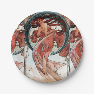 Alfons Mucha 1898 Dans Papieren Bordje