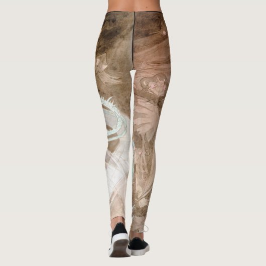 Alfons Mucha 1899 Le Pater Leggings (Achterkant)