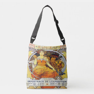 Alfons Mucha 1903 Exposition Universelle Crossbody Tas