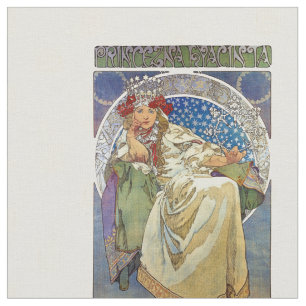 Alfons Mucha 1911 Princezna Hyacinta Stof