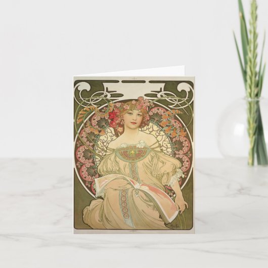 Alfons Mucha 2 Kaart (Voorkant)