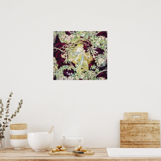 Alfons Mucha - Affiche Art Nouveau (Cuisine)