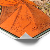 Alfons Mucha - Affiche Art Nouveau (Coin)