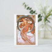 Alfons Mucha: Dance Briefkaart (Staand voorkant)