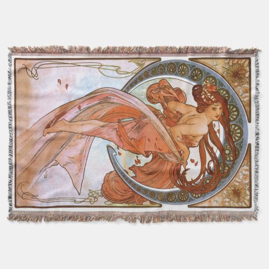 Alfons Mucha: Dance Deken (Voorkant)