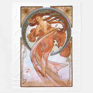 Alfons Mucha: Dance Fleece Deken