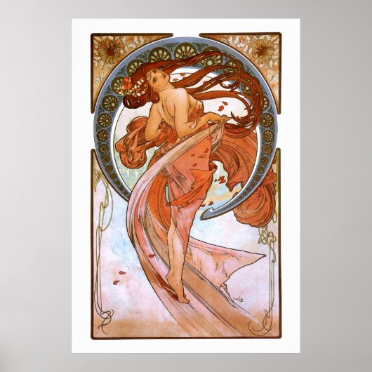 Alfons Mucha: Dance Poster (Voorkant)