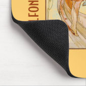 Alfons Mucha Dance Print Mousepad Muismat (Hoek)
