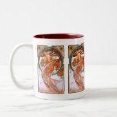 Alfons Mucha: Dance Tweekleurige Koffiemok (Links)