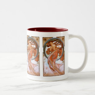 Alfons Mucha: Dance Tweekleurige Koffiemok
