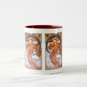 Alfons Mucha: Dance Tweekleurige Koffiemok (Center)