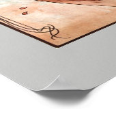 Alfons Mucha GIRL DANCER  afbeelding 1890 Poster (Hoek)