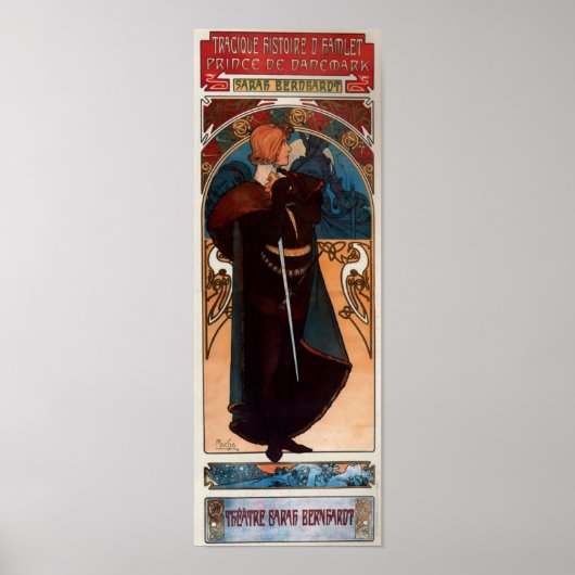 Alfons Mucha Hamlet Poster (Voorkant)