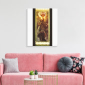 Alfons Mucha: Luna Canvas Afdruk (Insitu (Woonkamer))