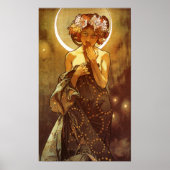 Alfons Mucha: Luna Poster (Voorkant)