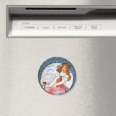 Alfons Mucha: Muse van schilderen Magneet (Insitu (Vaatwasser))