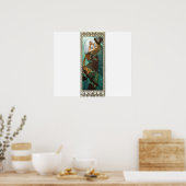 alfons mucha Noordster Poster (Keuken)