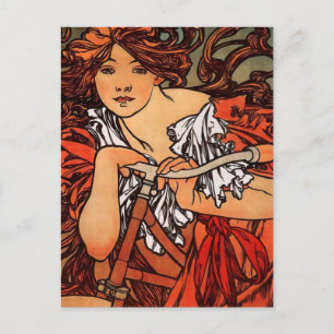 Alfons Mucha Perfecta Briefkaart