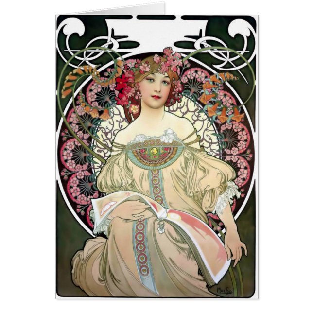 Alfons Mucha Reverie 1897 (Devant)