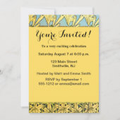 Alfonse Mucha Art Nouveau Lily Floral Pattern Kaart (Voorkant)