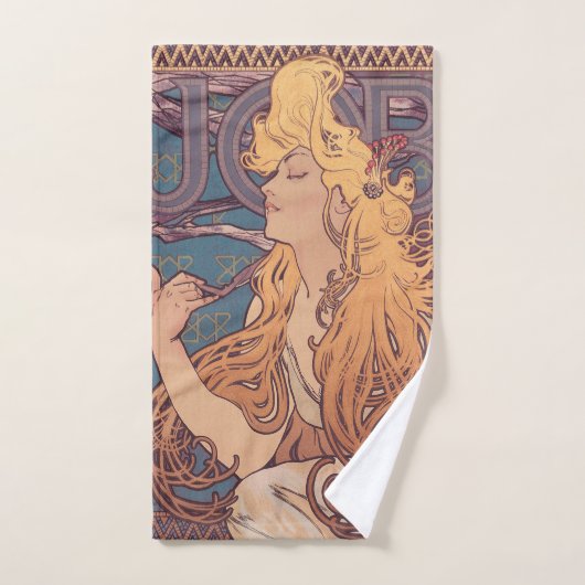 Alfonse Mucha Job Art Nouveau femme (Serviette à main)