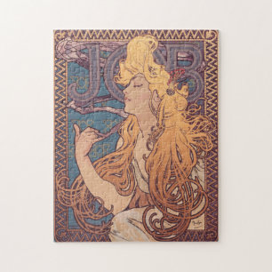 Alfonse Mucha Job Art Nouveau vrouw Legpuzzel