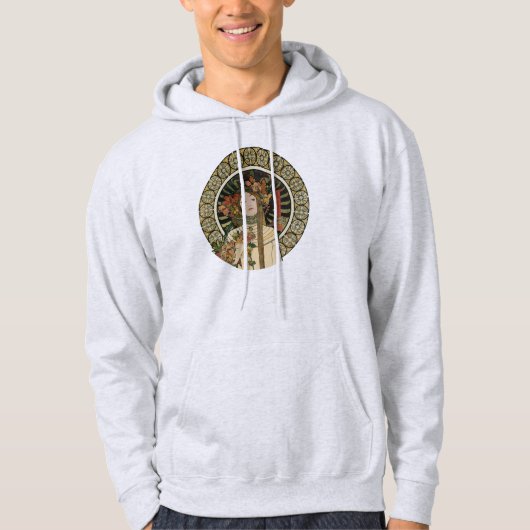 Alfonse Mucha Trappistine Nouveau Hoodie (Voorkant)