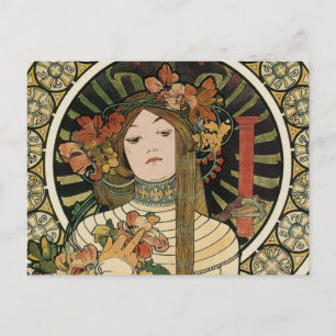 Alfonse Mucha Trappistine Nouveau Vintage Poster Briefkaart