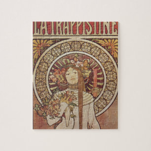 Alfonse Mucha Trappistine Nouveau Vintage Poster Legpuzzel
