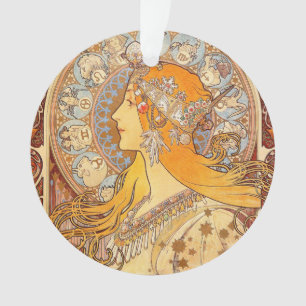 Alfonse Mucha Zodiac Art nouveau femme