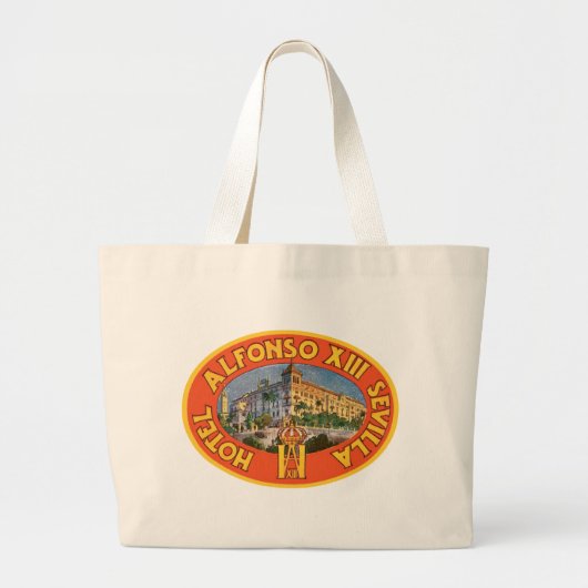 Alfonso XIII Hotel Sevilla Grote Tote Bag (Voorkant)