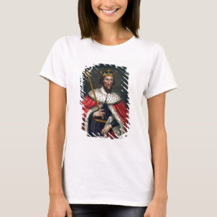 Alfred de Grote (849-99), na een schilderij in de T-shirt