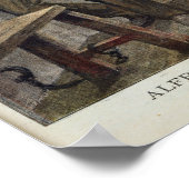 Alfred Dreyfus in de gevangenis Poster (Hoek)