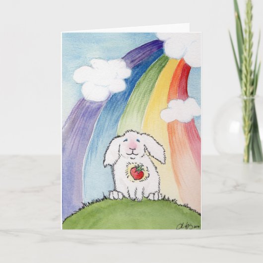 Alfred en de regenboogbrug kaart (Voorkant)