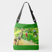 Alfred Mainzer klimt een appelboom Crossbody Tas (Voorkant)