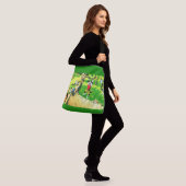 Alfred Mainzer klimt een appelboom Crossbody Tas (Op model)