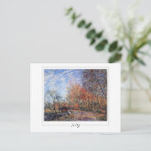 Alfred Sisley #372 - Carte postale d'art (Debout devant)
