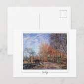 Alfred Sisley #372 - Carte postale d'art (Devant / Derrière)