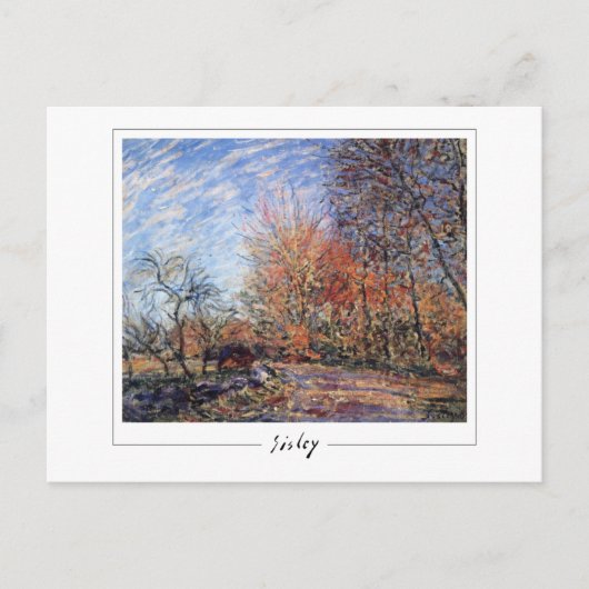 Alfred Sisley #372 - Carte postale d'art (Devant)