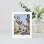 Alfred Sisley #476 - Carte postale d'art fin (Debout devant)