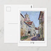 Alfred Sisley #476 - Carte postale d'art fin (Devant / Derrière)