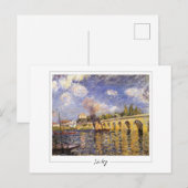 Alfred Sisley #90 - Fine Art Briefkaart (Voorkant / Achterkant)
