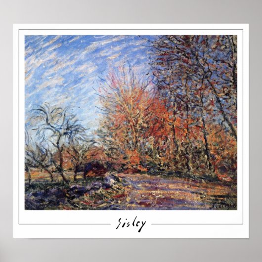 Alfred Sisley Affiche de Zedign Art #372 (Devant)