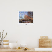 Alfred Sisley Affiche de Zedign Art #372 (Cuisine)