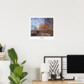 Alfred Sisley Affiche de Zedign Art #372 (Bureau à domicile)