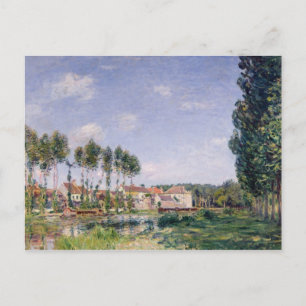 Alfred Sisley Banken van de Loing te Moret Briefkaart