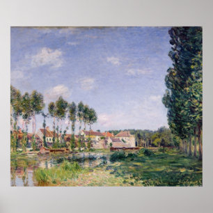 Alfred Sisley   Banken van de Loing te Moret Poster